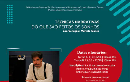 Ribeirão Pires e Instituto Poieis promovem oficinas culturais online