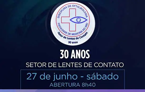 Oftalmologia da MedABC comemora 30 anos do setor de lentes de contato com evento