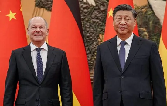 China: em encontro com Scholz