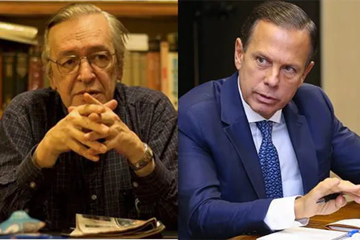 Olavo de Carvalho rebate Doria e diz que governador deveria ‘estudar história’