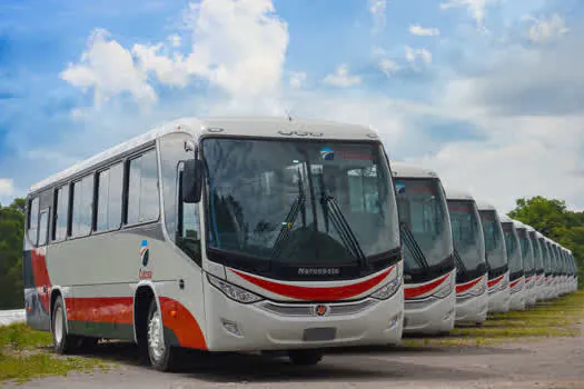 Marcopolo e Mercedes-Benz entregam 102 novos ônibus para a C.U.T.C.S.A