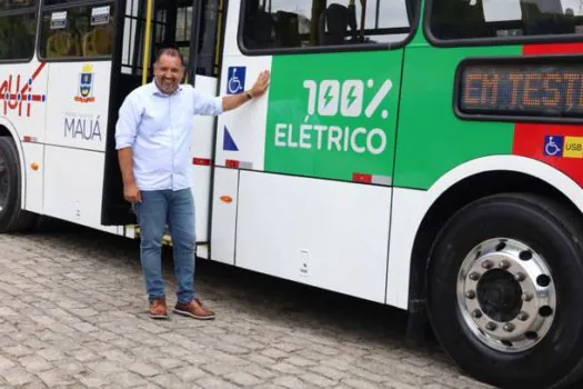 Primeiro ônibus 100% elétrico de Mauá começa a circular nesta segunda-feira (27/01)