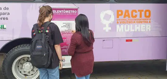 Linha 5-Lilás recebe a partir desta segunda-feira Unidade Móvel de Atendimento às Mulheres