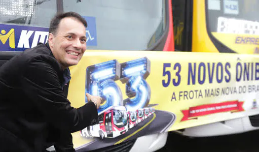 Prefeitura de Mauá entrega 53 novos ônibus