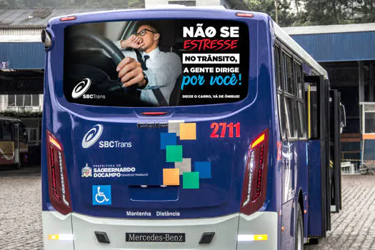 SBCTrans lança segunda fase da campanha “Deixe o carro, vá de ônibus”