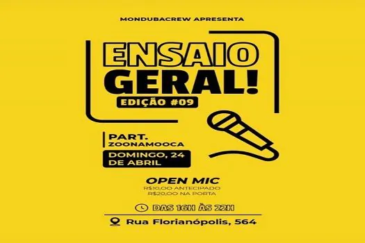 Domingo é dia de ‘Open mic’ com Dekão, Mondubacrew e ZoonaMooca