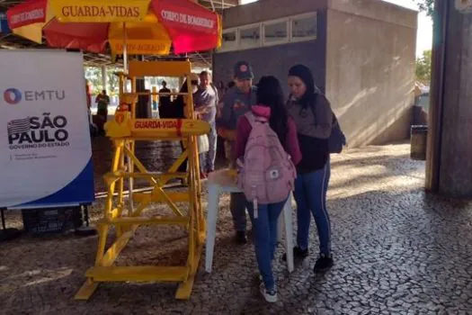 Terminal Jabaquara da EMTU recebe Operação Praia Segura