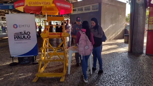 Terminal Jabaquara da EMTU recebe Operação Praia Segura