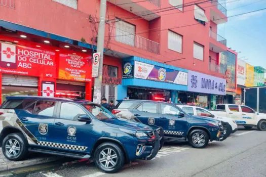 Santo André e Polícia Militar realizam operação contra roubo e furto de celulares