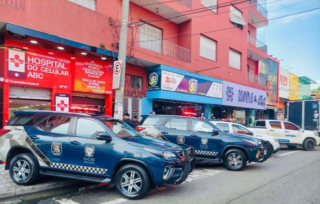 Santo André e Polícia Militar realizam operação contra roubo e furto de celulares