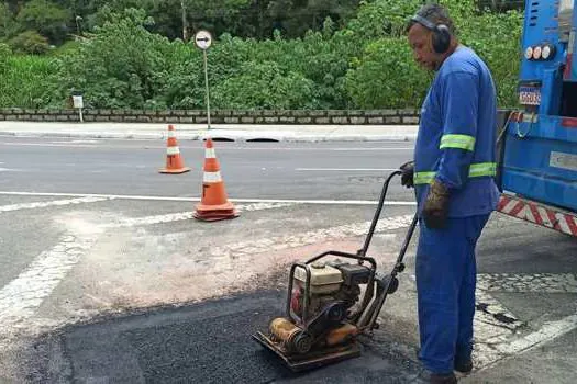 Operação Tapa-Buraco de Ribeirão Pires atuou em 200 trechos em janeiro