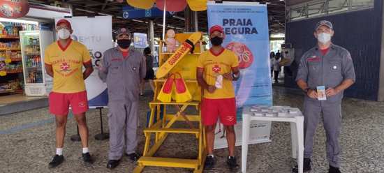 EMTU realiza Operação Praia Segura da temporada de verão no Terminal Jabaquara