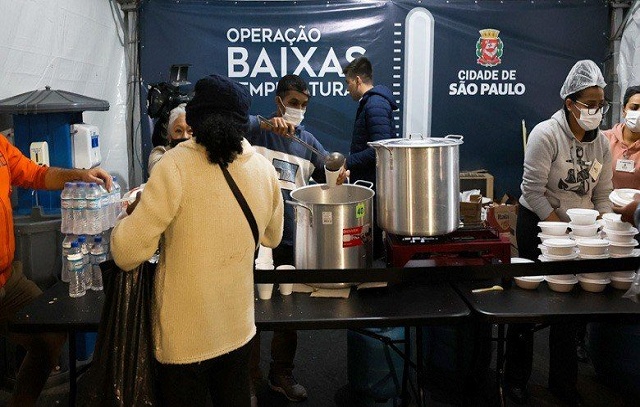 Operação Baixas Temperaturas fez 60 mil atendimentos e acolheu mais de 14