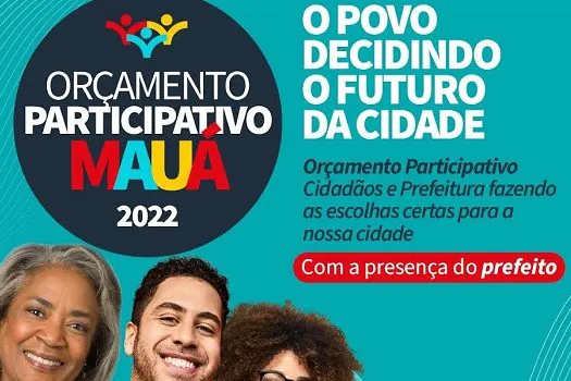 Prefeitura de Mauá lança Orçamento Participativo 2022