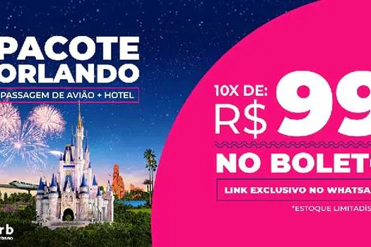 Como viajar para Disney com passagem e estadia por 10 parcelas de R$ 99