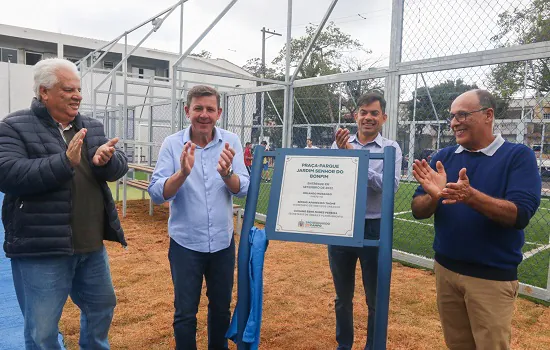 Prefeito Orlando Morando entrega Praça-Parque no Jardim Senhor do Bonfim