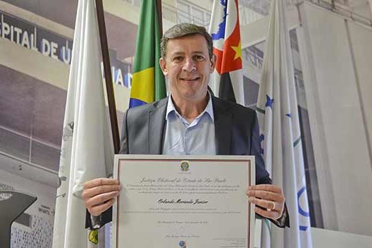 Orlando Morando é diplomado como prefeito reeleito de São Bernardo