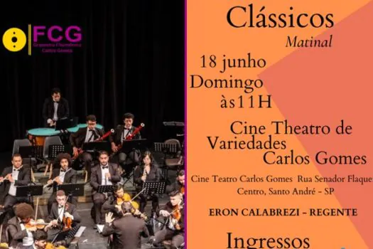 Orquestra Filarmônica Carlos Gomes apresenta Clássico Matinal