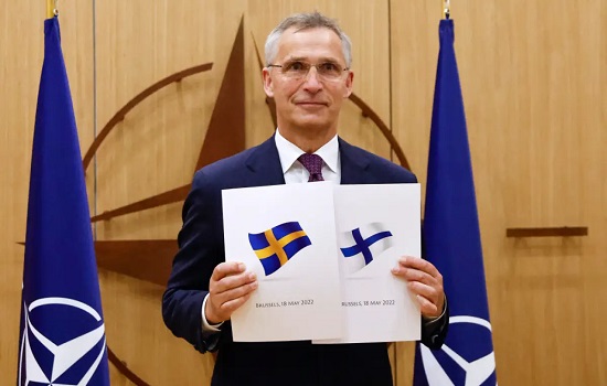 Otan assina protocolos de adesão de Finlândia e Suécia à aliança