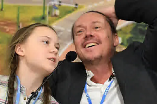 Pai de Greta Thunberg disse que ‘não apoiava’ o ativismo da filha