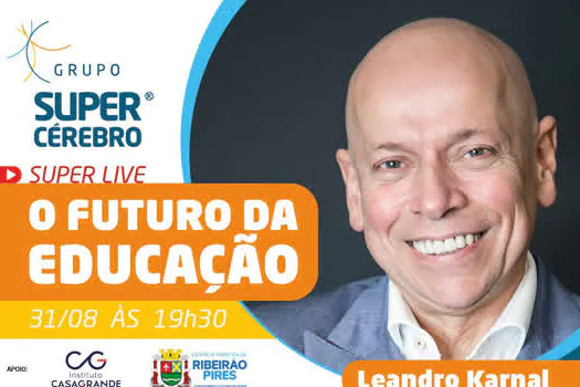 Educação Ribeirão Pires apoia live da Super Cérebro com Leandro Karnal