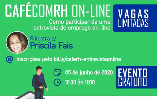 Ribeirão Pires terá palestra virtual sobre entrevistas de emprego online