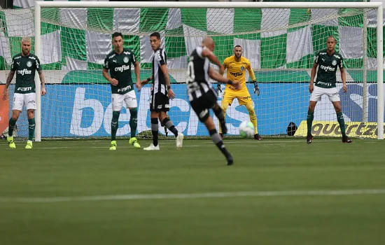 Palmeiras e Botafogo empatam em 1 a 1 no Allianz Parque