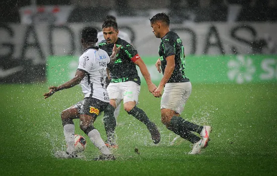 Muita chuva e gol em todos os jogos marcam a quarta-feira do Paulistão