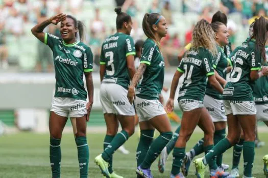 Palmeiras goleia por 11 a 0 e assume 3ª posição do Brasileiro Feminino