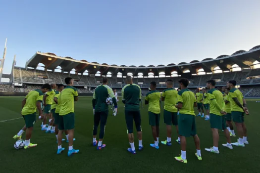 Palmeiras desembarca e já faz 1º treino com foco na estreia do Mundial