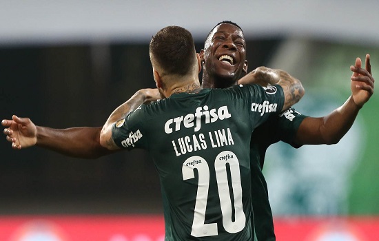 Palmeiras goleia Delfín e avança fácil para às quartas de final