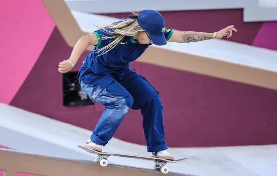 Pâmela Rosa revela lesão após eliminação precoce no skate na Olimpíada de Tóquio