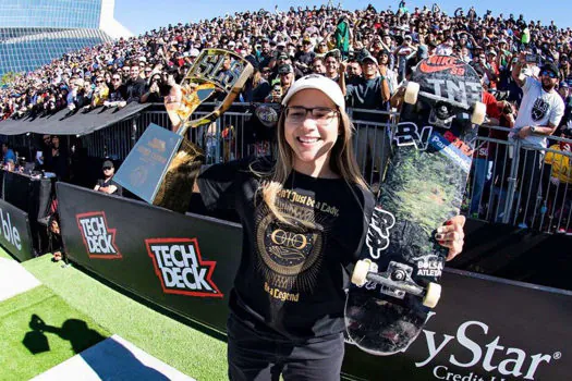 Skate street: Pâmela Rosa é bicampeã mundial em dobradinha brasileira