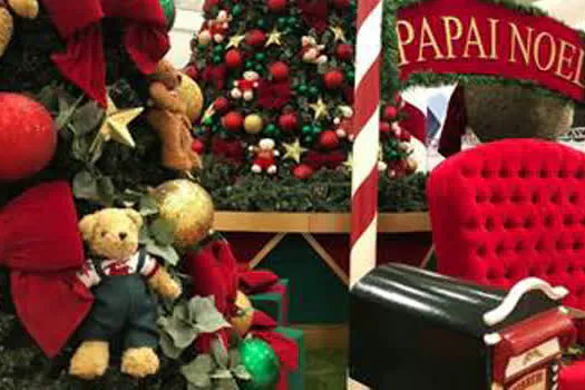 “Natal do Bem” do Golden Square Shopping traz trenzinho do Papai Noel e urso gigante