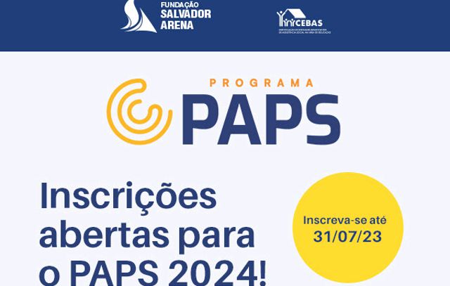 Fundação Salvador Arena abre inscrições para Programa de Apoio a Projetos Sociais