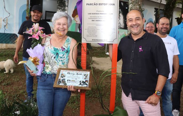 Ribeirão Pires homenageia tutora do Estopinha