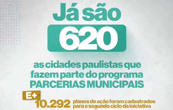 Parcerias Municipais tem mais de 10 mil ações planejadas para sua segunda fase