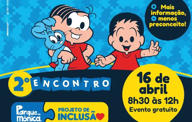 Parque da Mônica promove 2º Encontro de Inclusão para pais de crianças com autismo