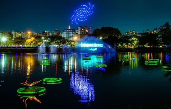 Natal no Ibirapuera tem show de drones iluminados