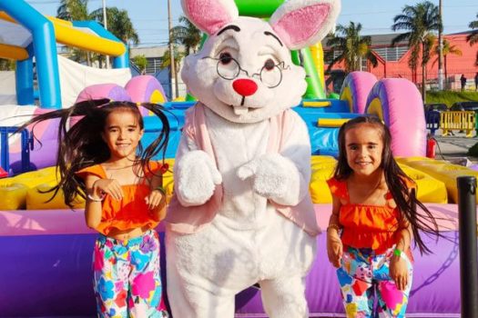 Semana de Páscoa com caça aos ovos valendo brindes no Parque Gloob Super Jump