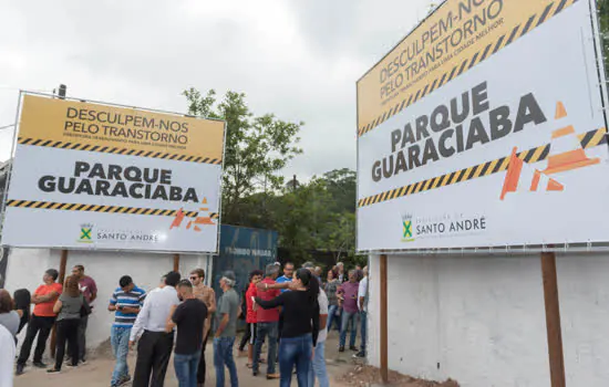 Santo André inicia obras do Parque Guaraciaba