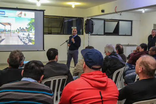 Auricchio apresenta projeto do Parque Tamoyo para diretoria do Clube Tamoyo