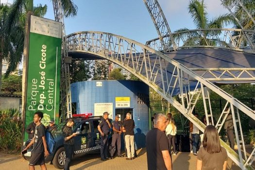 Santo André começa a modernizar iluminação do Parque Central_x000D_
_x000D_