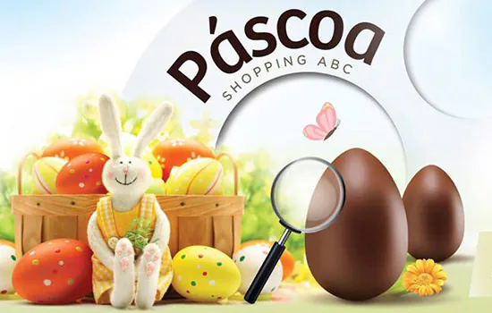 Caça ao Chocolate será tema da Páscoa no Shopping ABC