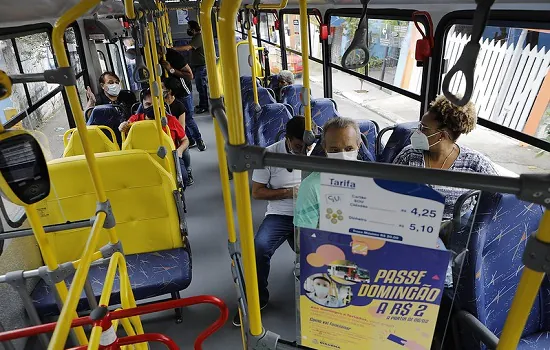 Passe Domingão aumenta em 42% circulação no transporte de Diadema