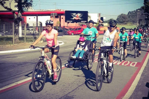 Passeio em Ribeirão Pires conscientiza sobre respeito aos ciclistas