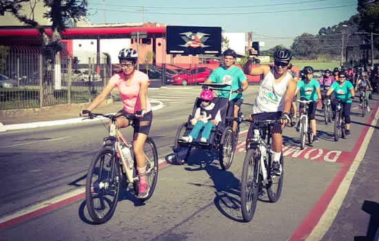 Passeio em Ribeirão Pires conscientiza sobre respeito aos ciclistas