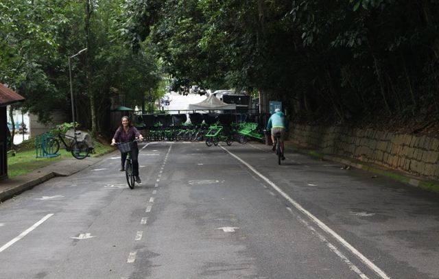 Urbia realiza primeiro Passeio Ciclístico Noturno no Parque Horto Florestal