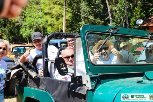 Passeio inclusivo do Jeep Clube reuniu famílias em Ribeirão Pires