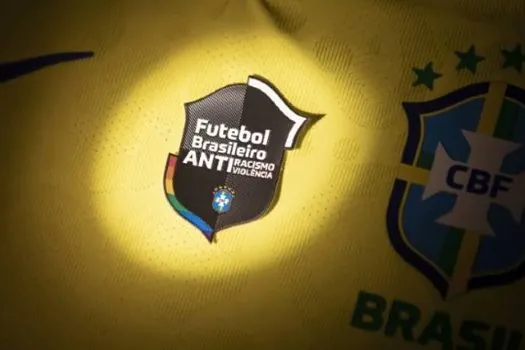 Times terão mensagem antirracista em camisa em jogos do futebol brasileiro